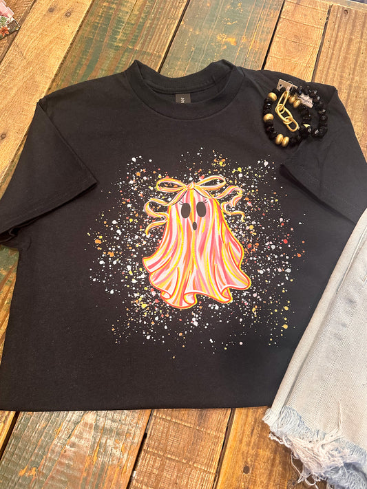 Splatter Ghost Bow Tee