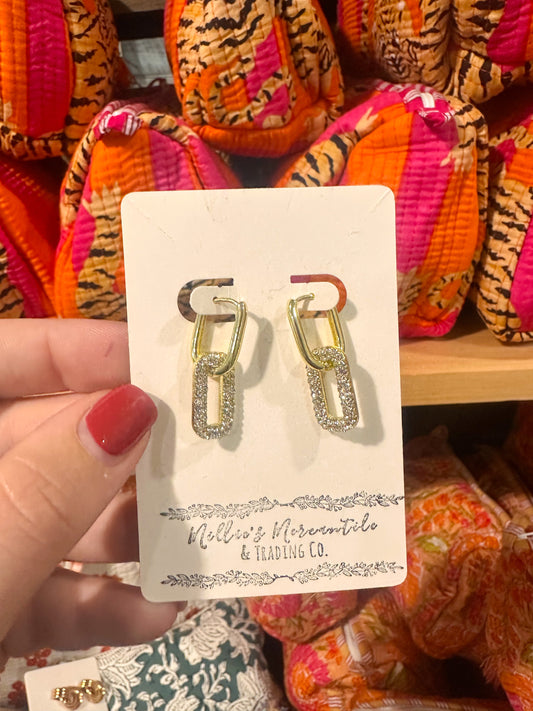 Around the Diamond Earrings