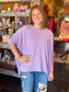 Lydia Lilac Oversized Top