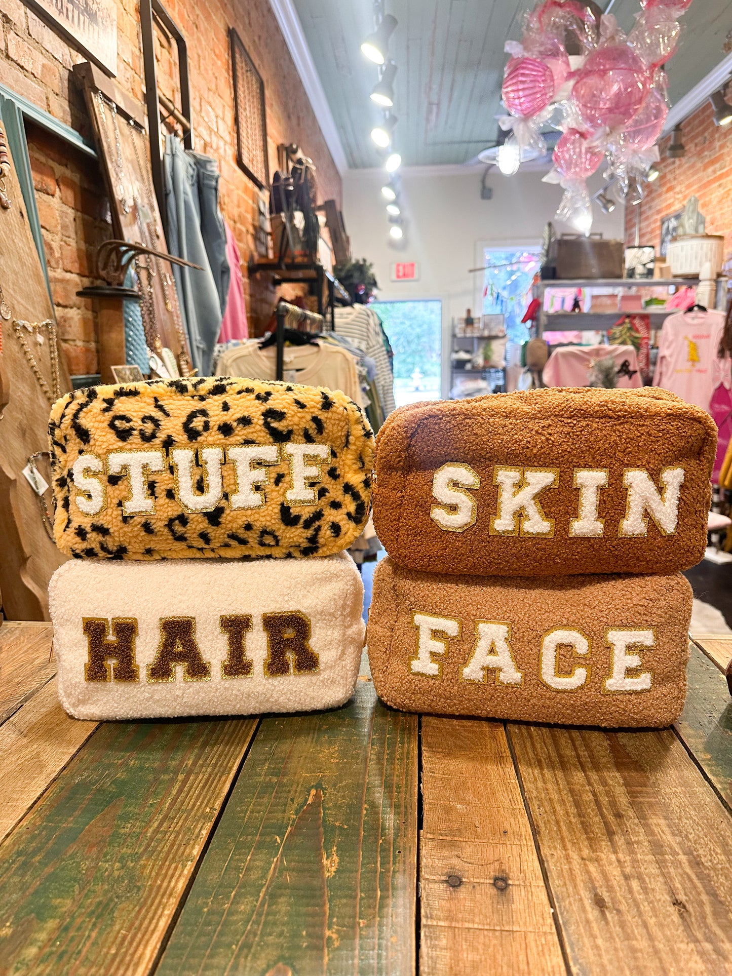 Fuzzy Hair Patch bag