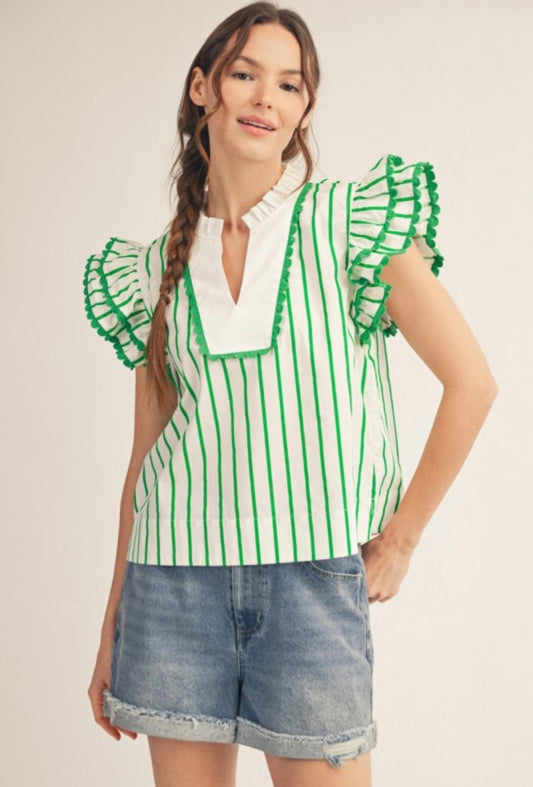 Nannie Stripe Top