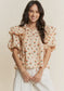 Posie Floral Ruffle Top