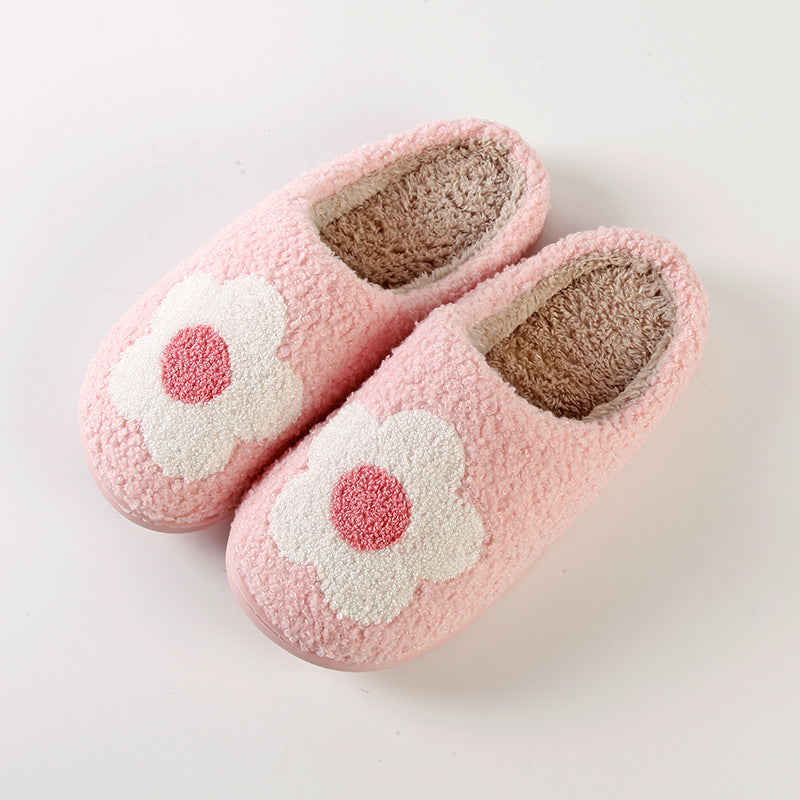 Pink Daisy Slippers