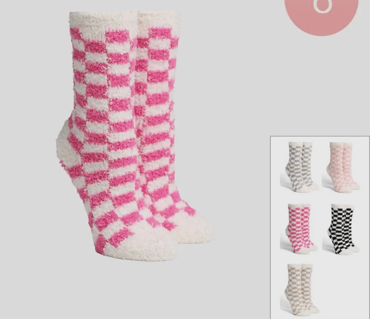 Cozy Checker Socks