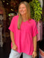Oakleigh Top (Neon Fuchsia)