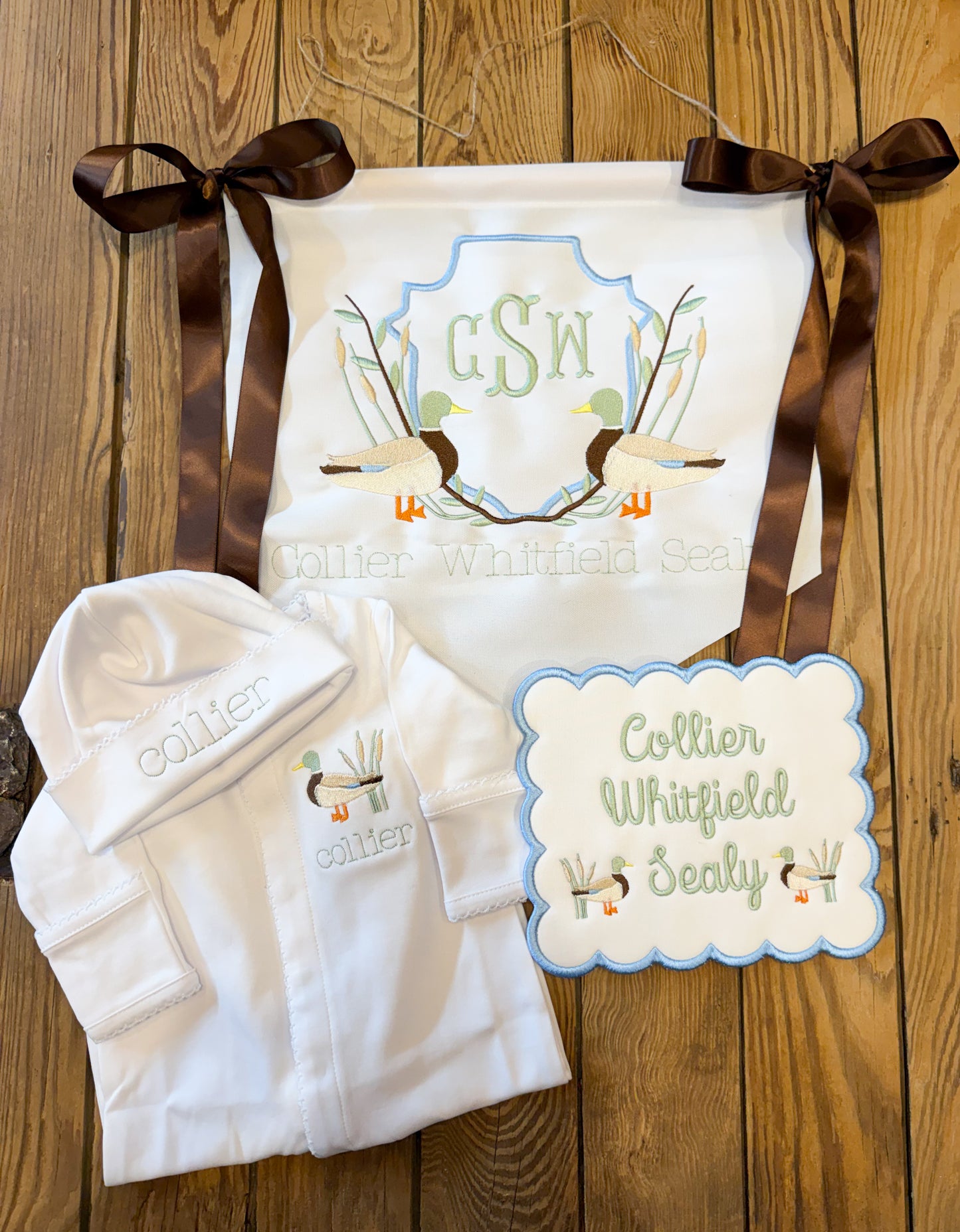 Personalized Mallard Baby Heirloom Collection