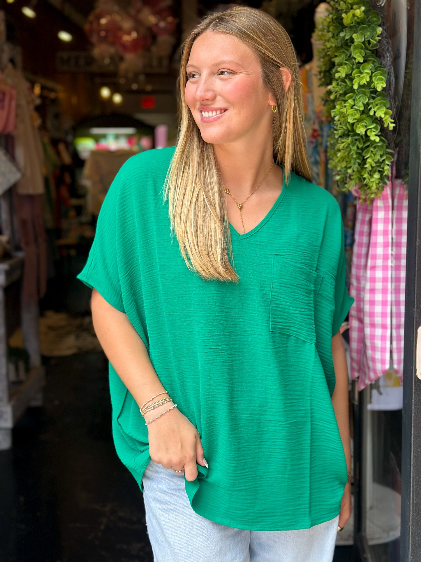 Oakleigh Top (Kelly green)