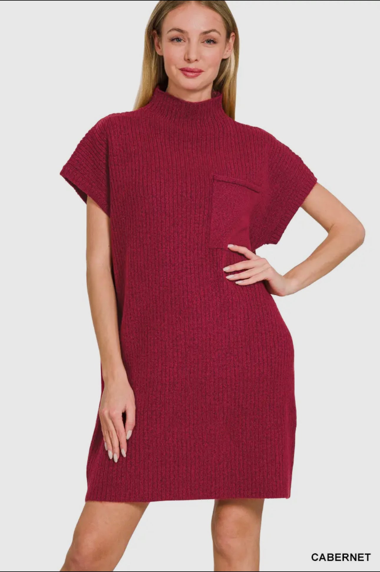 Cranberry Sweater Dress