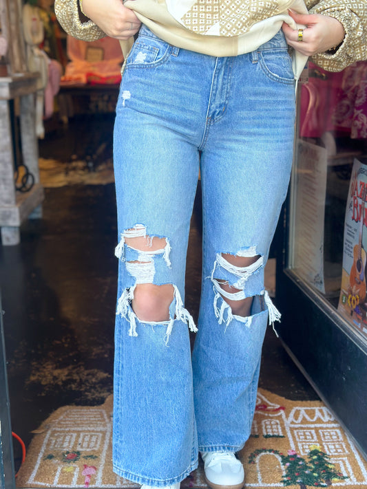 Babe Wide Leg Jeans