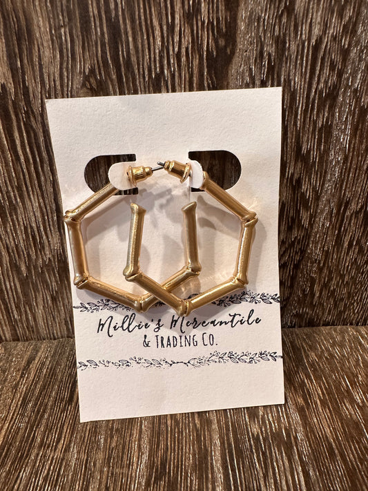 Boney Hexed Hoops
