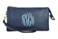 Gabbie Zippered Clutch (navy)