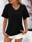 V-Neck Dropped Shoulder T-Shirt