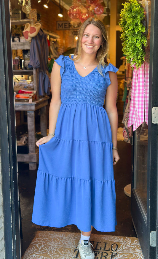 Dustie Blue Maxi Dress