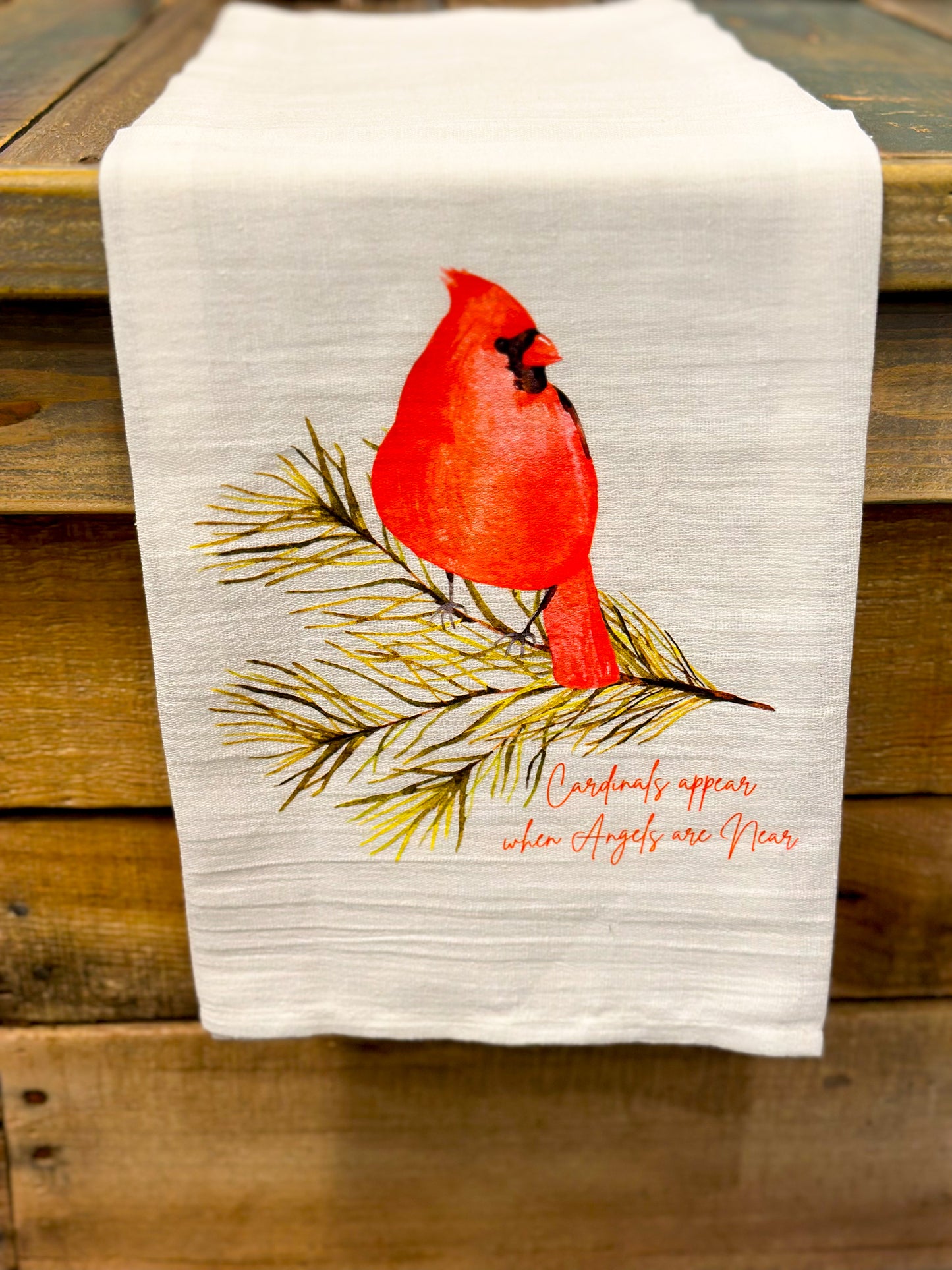 Cardinal Tea Towel