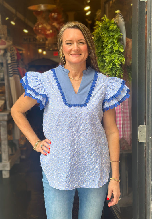 Lacie Ruffle Top