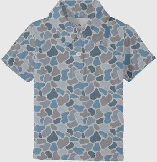Watercolor Camo Boys Polo