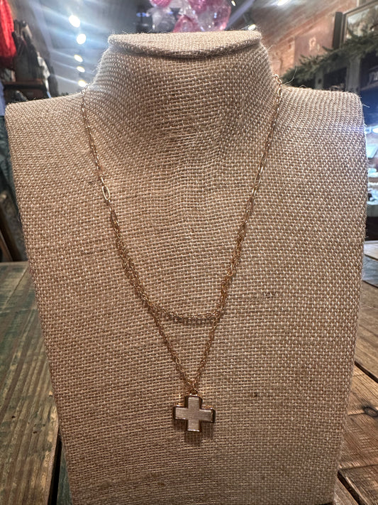 Wiley Cross Necklace