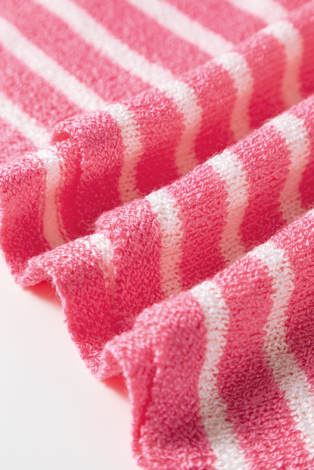 Multicolour Striped Exposed Seam Colorblock Patchwork Plus Size Sweater