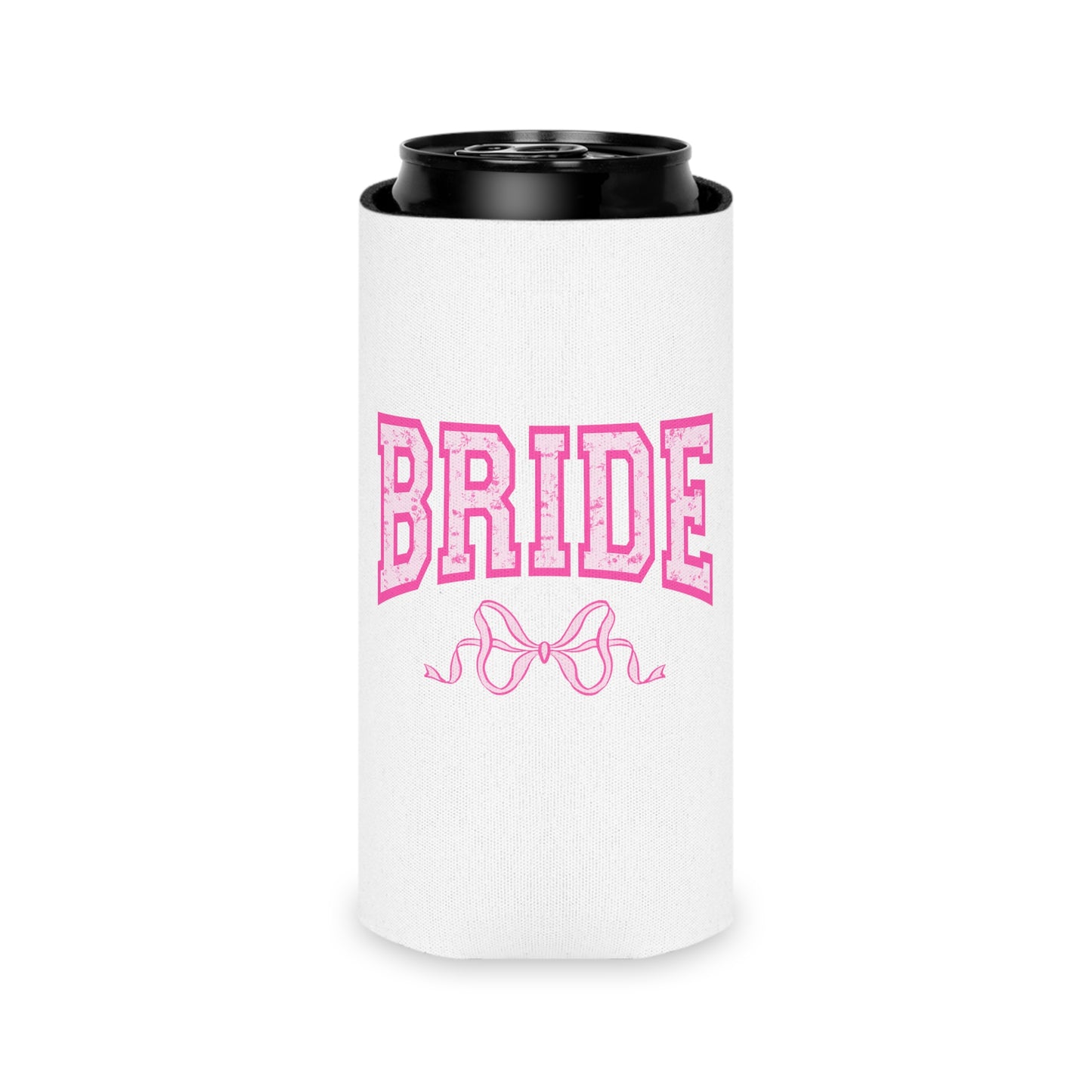 Bow Floral Bride Coozie