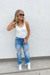 Urban Distressed Crop Jeans