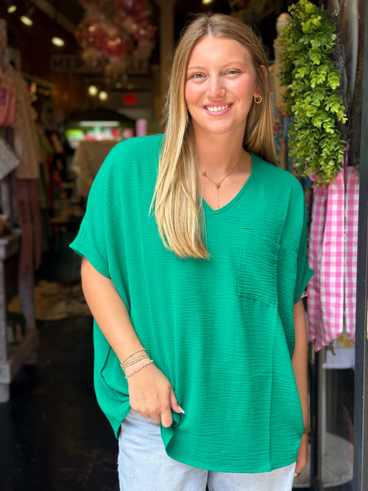 Oakleigh Top (Kelly green)