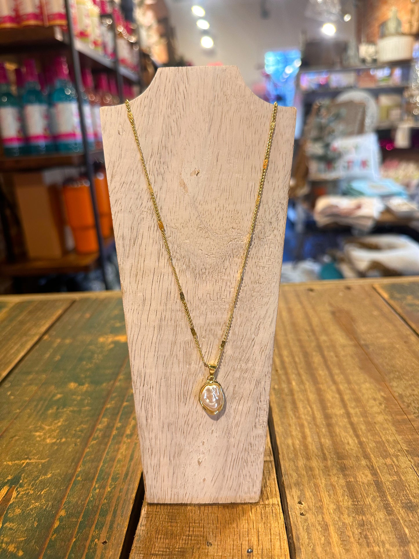 Opal Tear Necklace