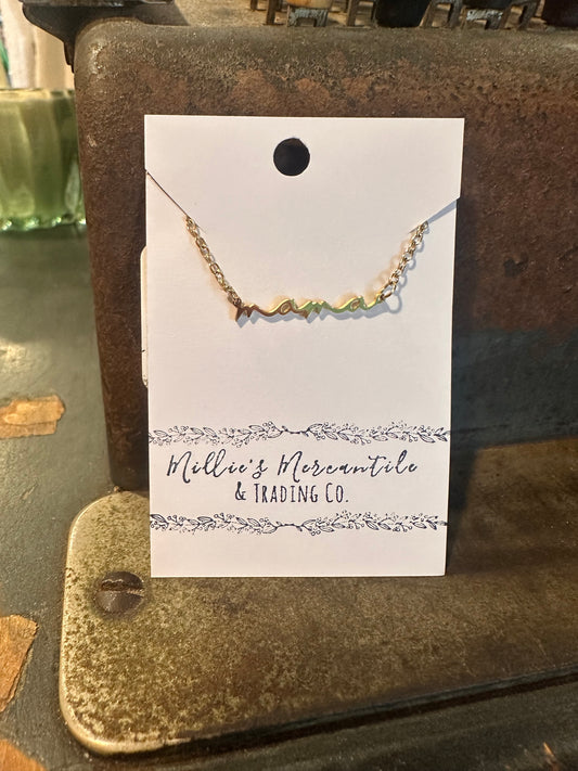 Mama Gold Necklace
