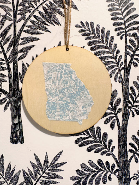 Toile Georgia Ornament