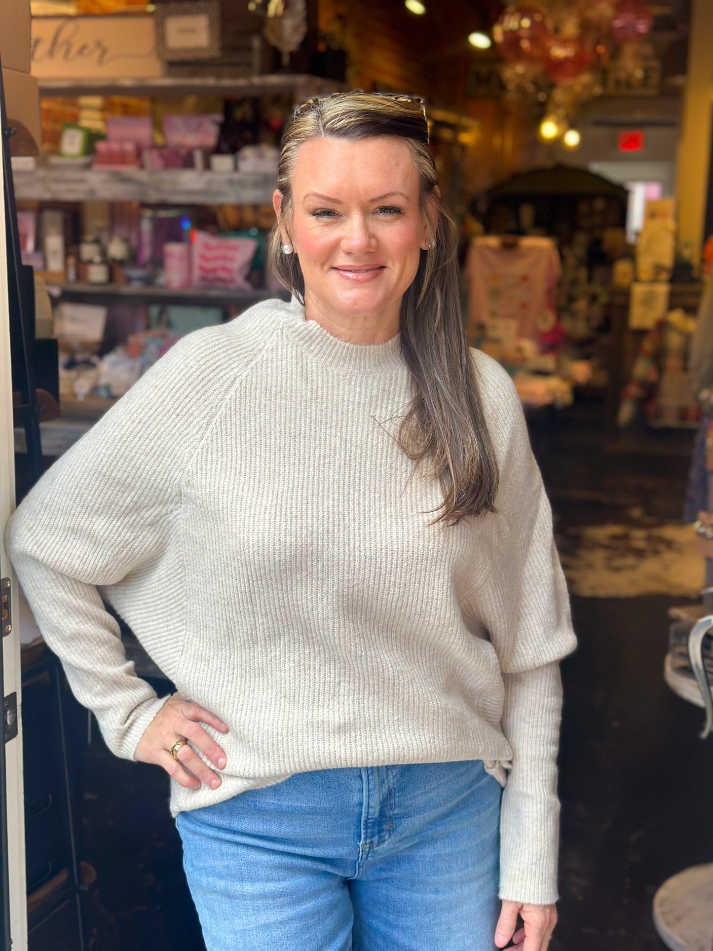 Delicate Dolman Sweater