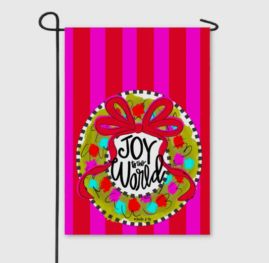 Joy To The World Garden Flag