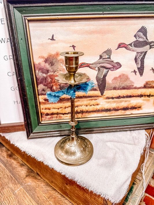 Vintage Brass Candlestick