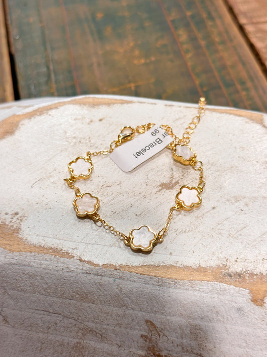 Pearl Flower Bracelet