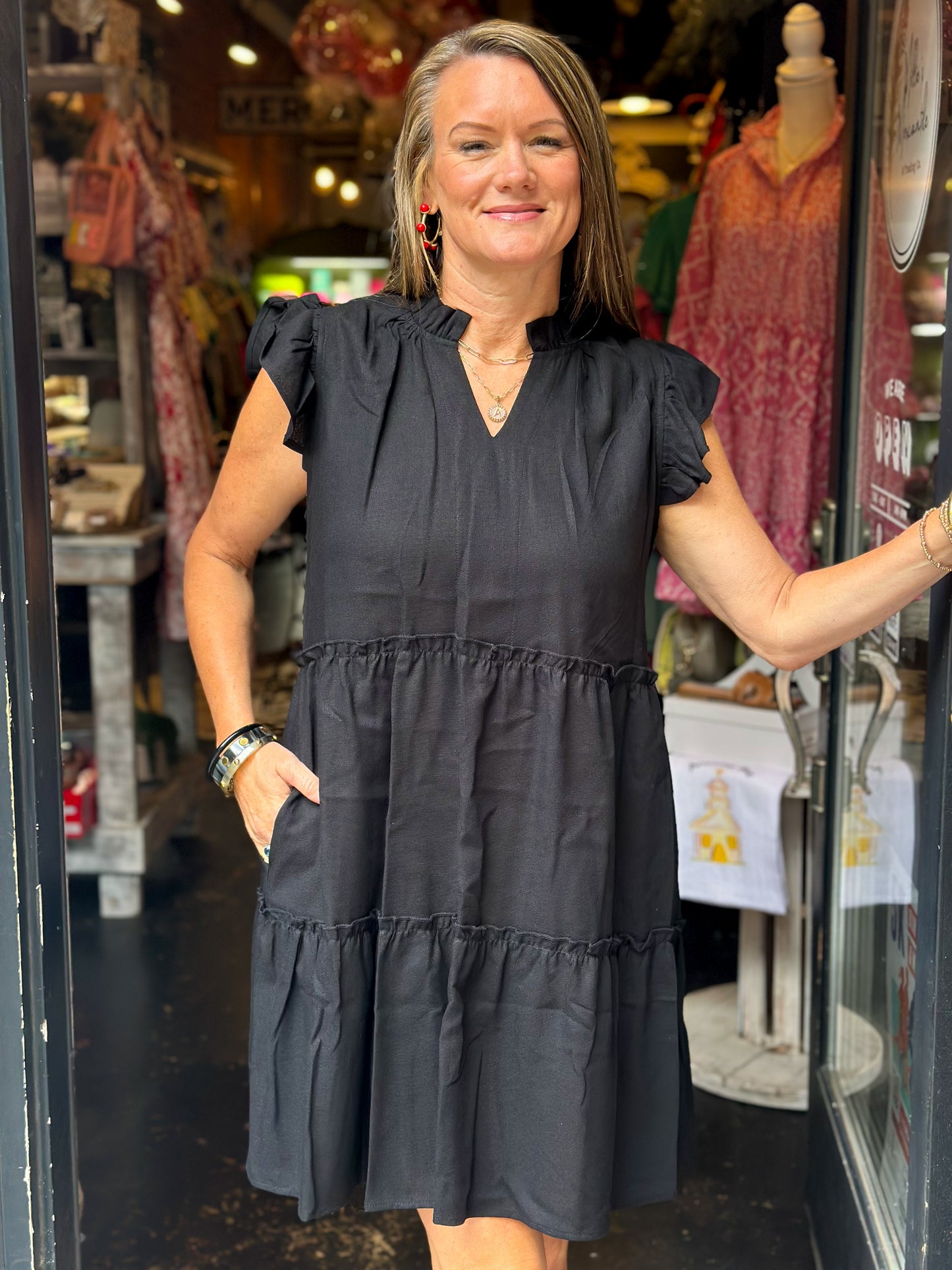 Game Day Ruffle Dress