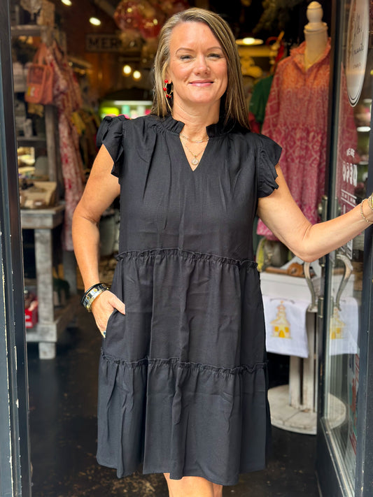 Game Day Ruffle Dress