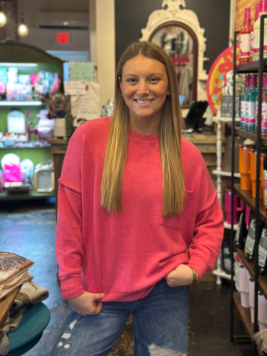 Pretty in Pink sweater