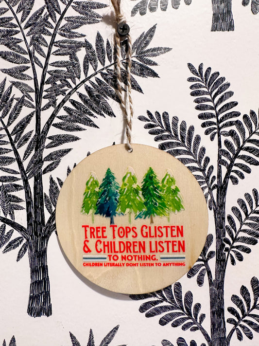 Tree Tops Glisten Ornament