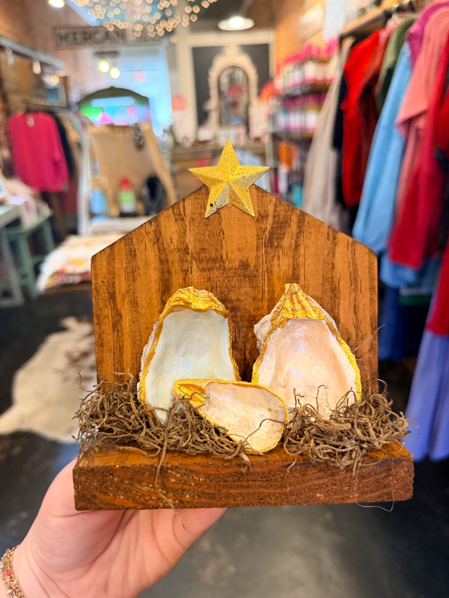 Oyster Nativity Scene (Heart of Darley)