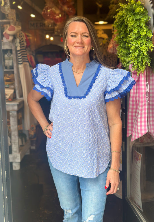 Lacie Ruffle Top