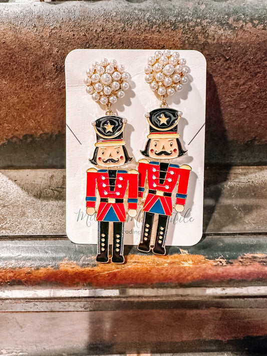 Preppy Nutcracker Earrings