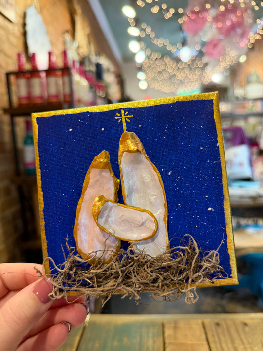 Oyster Nativity Sign (Heart of Darley)