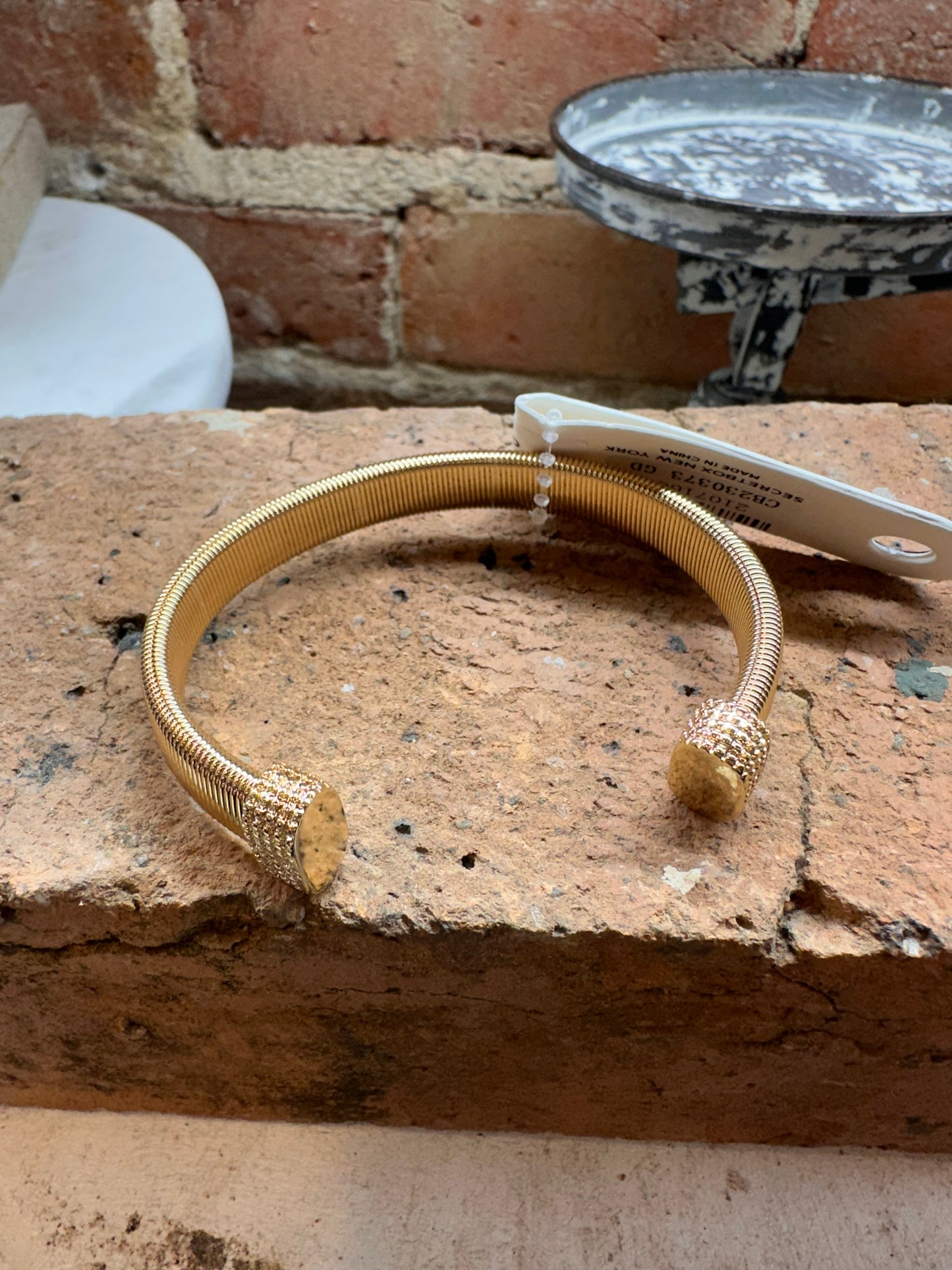 Gold Omega Cuff