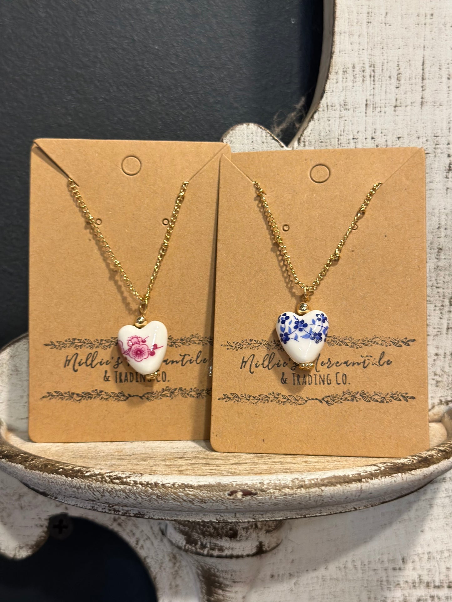 Chinoiserie Heart necklace