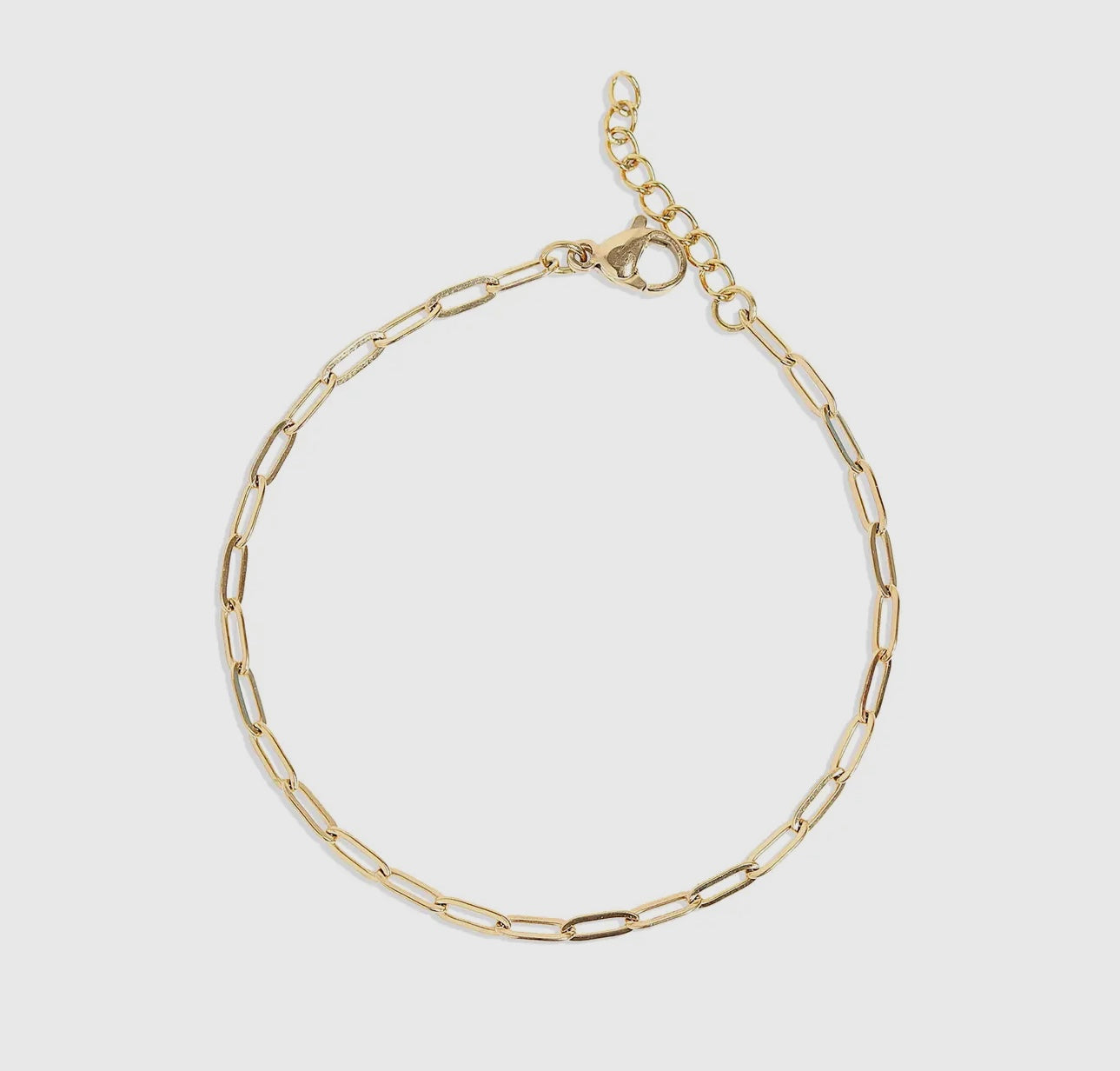 Grace Gold Paperclip Bracelet