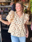 Posie Floral Ruffle Top