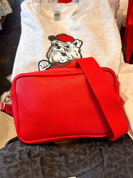 Gina Red Crossbody Bag