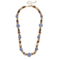 Mallory Chinoiserie & Painted Wood Necklace in Ivory