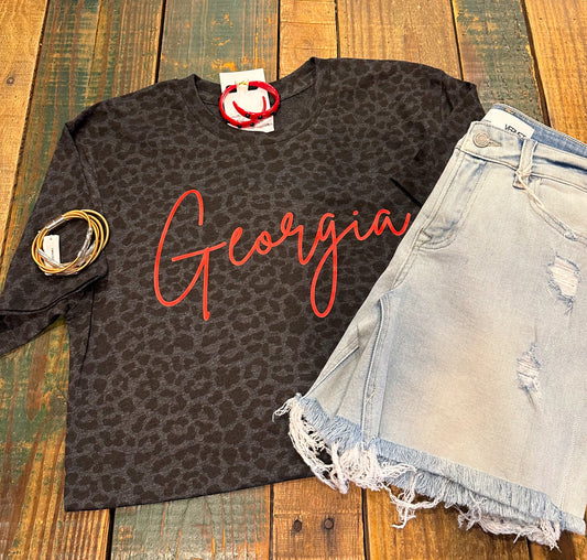 Leopard Georgia Tee