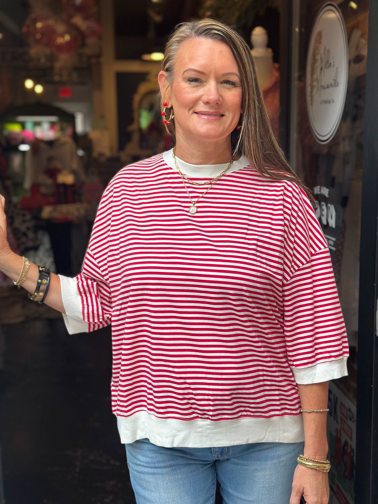 Georgia Stripe Top