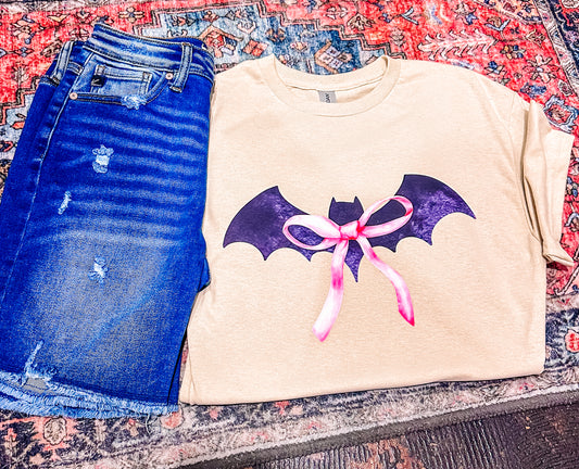 Bow Bat Tee