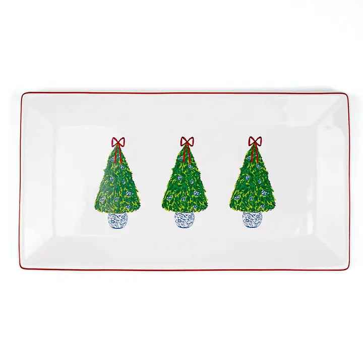 Christmas Tree Platter